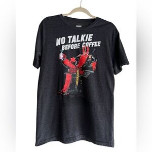 Marvel Deadpool Black and Red T-Shirt